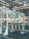 Steel framework gantry track - Landrover